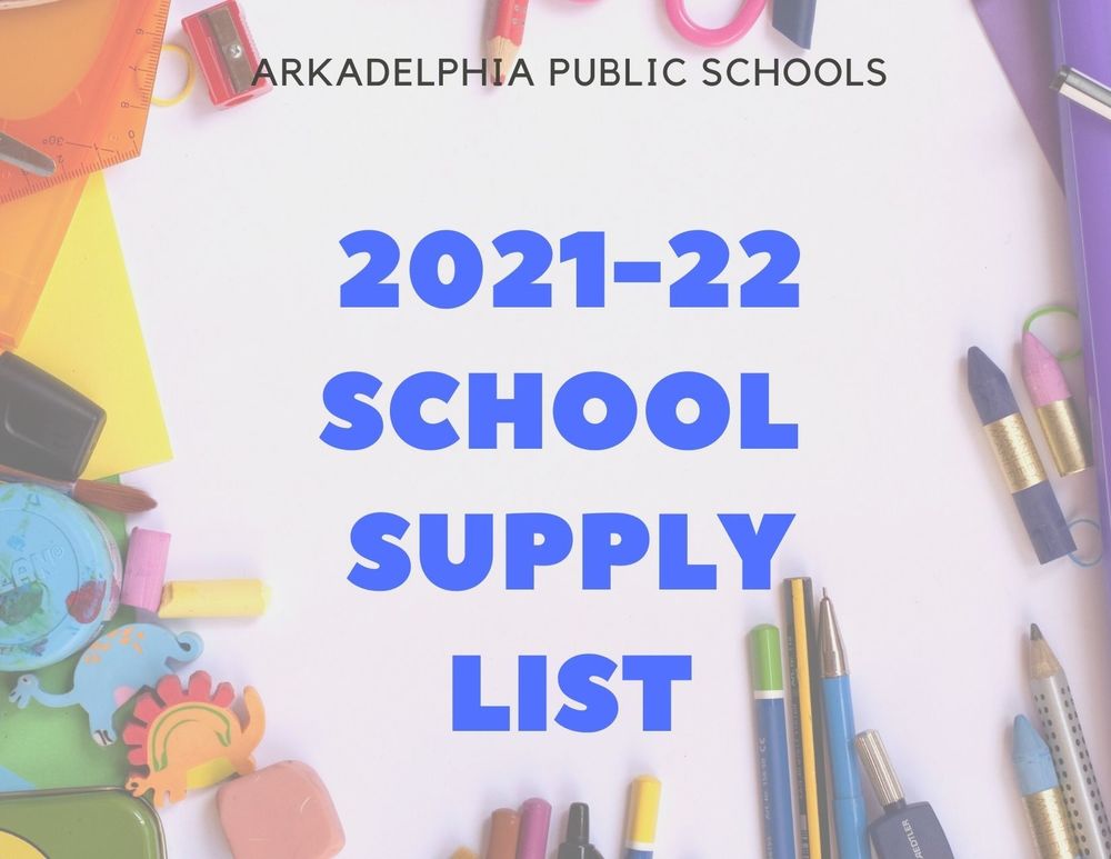 APSD School Supply List Information