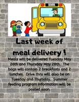 Last Week of Meal Delivery