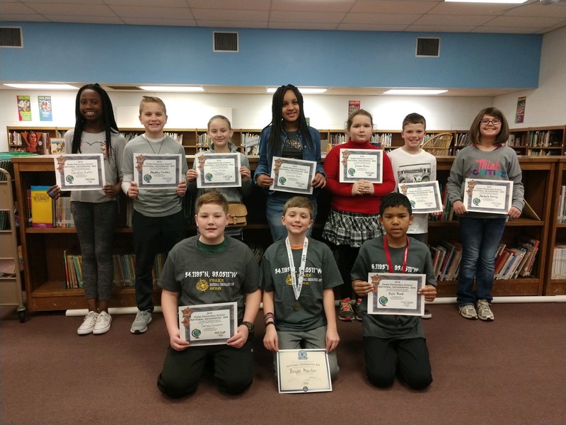 Peake Holds National Geographic Bee | Peake Elementary School