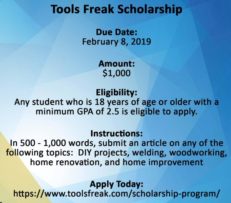 February Scholarship Applications